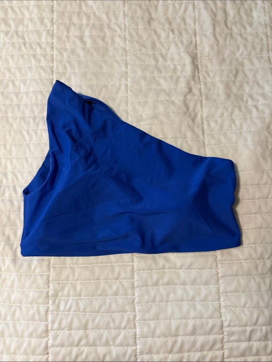 summersalt Other - summersalt One-Shoulder Bikini Top in Cobalt Blue